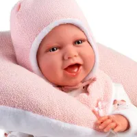 Кукла Llorens Mimi Sonrisas Cojín Luna 74104 малыш/ 3+ photo 4