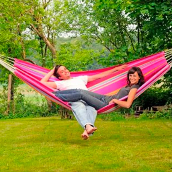 Hamac Amazonas Barbados Grenadine AZ-1018150 200 kg/ Bumbac/ Pink photo 3 Hamac Amazonas Barbados Grenadine AZ-1018150 200 kg/ Bumbac/ Pink photo 3