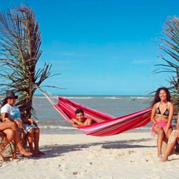 Hamac Amazonas Barbados Grenadine AZ-1018150 200 kg/ Bumbac/ Pink photo 4 Hamac Amazonas Barbados Grenadine AZ-1018150 200 kg/ Bumbac/ Pink photo 4