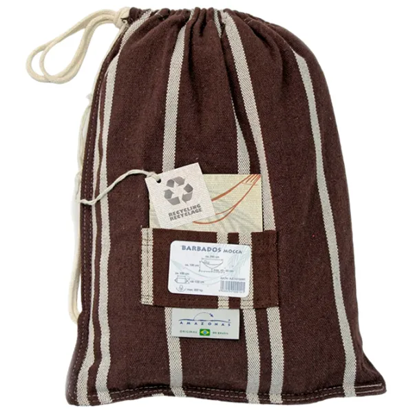 Гамак Amazonas Barbados Mocca AZ-1018260 200 кг/ Хлопок/ Коричневый photo 3 Гамак Amazonas Barbados Mocca AZ-1018260 200 кг/ Хлопок/ Коричневый photo 3