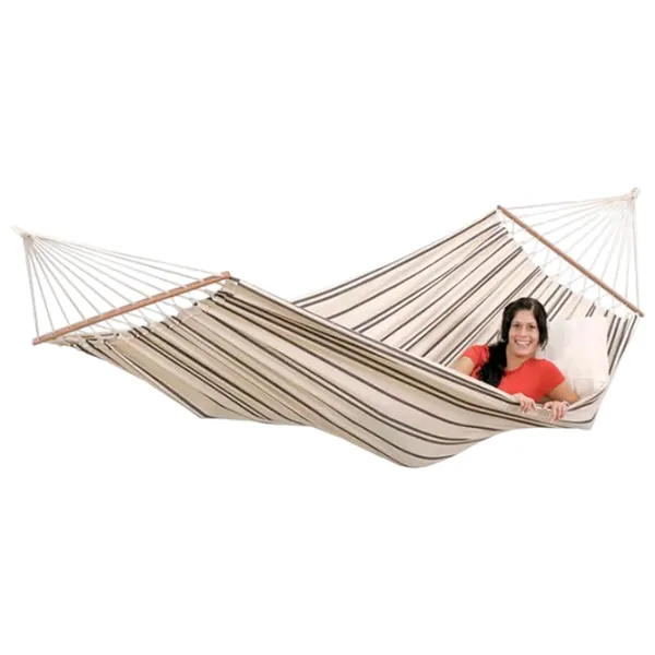 Гамак Amazonas Brasilia Cappuccino AZ-1065400 150 кг/ Хлопок/ Бежевый photo 2 Гамак Amazonas Brasilia Cappuccino AZ-1065400 150 кг/ Хлопок/ Бежевый photo 2