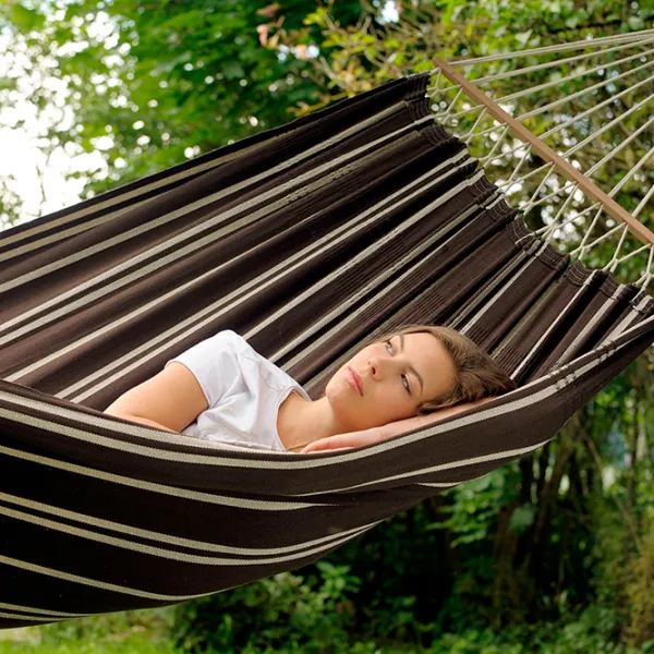 Гамак Amazonas Brasilia Mocca AZ-1065500 150 кг/ Хлопок/ Коричневый photo 5 Гамак Amazonas Brasilia Mocca AZ-1065500 150 кг/ Хлопок/ Коричневый photo 5