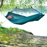 Гамак Amazonas Moskito Traveller AZ-1030200 150 кг / Нейлон / Зеленый photo 4