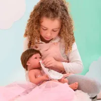 Кукла Llorens Nica Cojín Rosa 73804 малыш/ 3+ photo 4