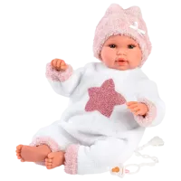 Кукла Llorens Baby Pijama Estrella 63648 малыш/ 3+