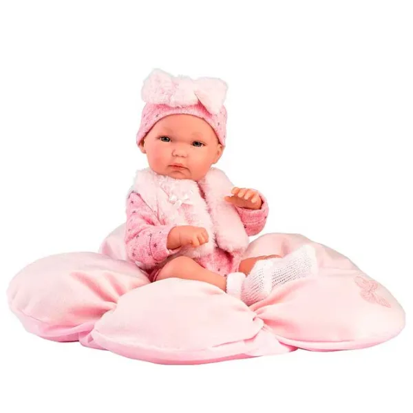 Кукла Llorens Bebé Bimba Cojín Rosa 63592 малыш/ 3+ photo 3