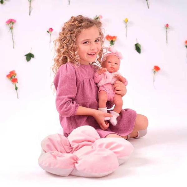 Кукла Llorens Bebé Bimba Cojín Rosa 63592 малыш/ 3+ photo 5