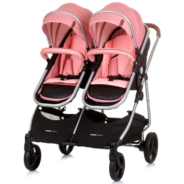 Детская коляска Chipolino Duo Smart KBDS02405FL/ Розовый photo 5