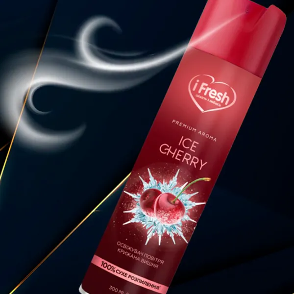 Odorizant de aer iFresh Ice Cherry 300 ml photo 2