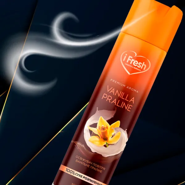 Odorizant de aer iFresh Vanilla Praline 300 ml photo 2 Odorizant de aer iFresh Vanilla Praline 300 ml photo 2