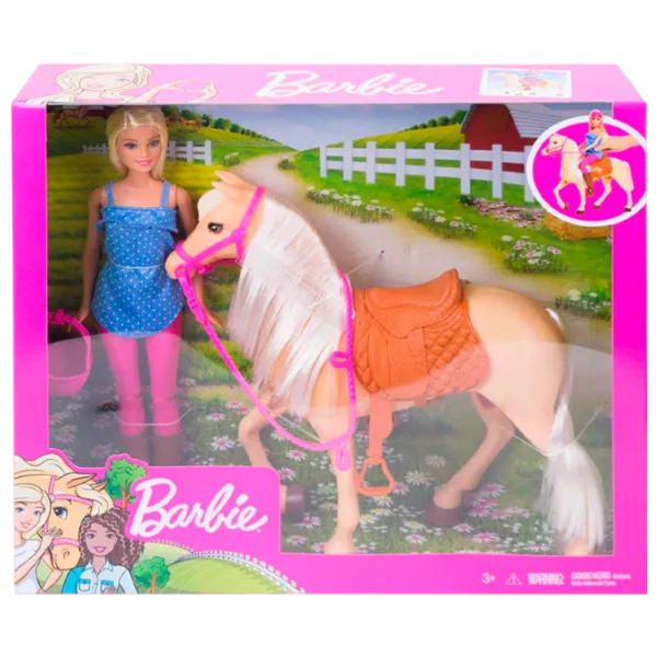 Кукла Barbie Horseback Riding FXH13 модель / 3+ photo 1