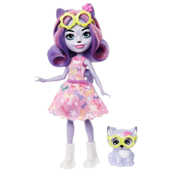 Кукла Enchantimals Hadley Husky and pet Sledder HHB90 модель/ 3+ photo 1