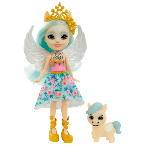 Păpușă Enchantimals Paolina Pegasus GYJ03 Prințesă/ 4+ photo 1