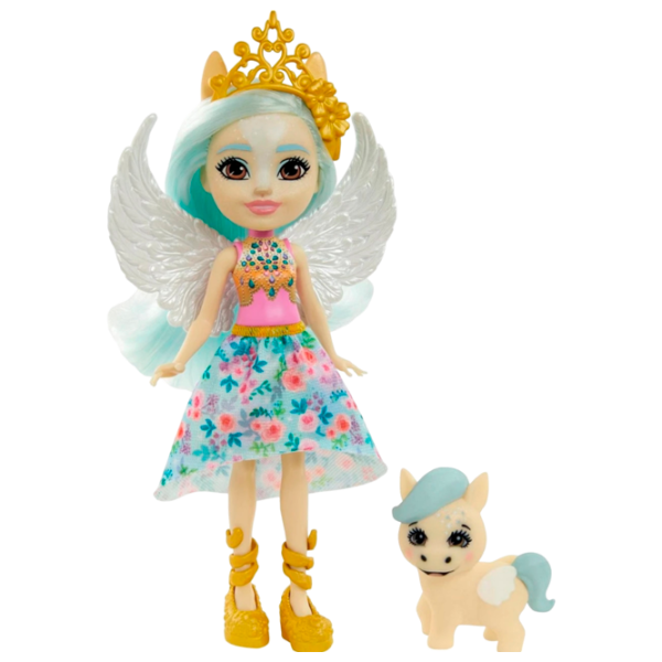 Păpușă Enchantimals Paolina Pegasus GYJ03 Prințesă/ 4+ photo 1