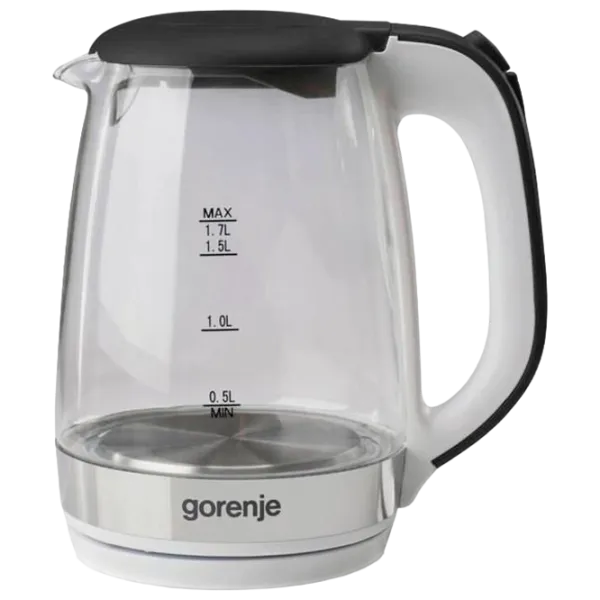 Ceainic electric Gorenje K17GXG 1.7l / Ascuns / White photo 1