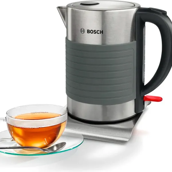 Электрочайник Bosch TWK7S05 1.7л / Скрытый / Серый photo 3