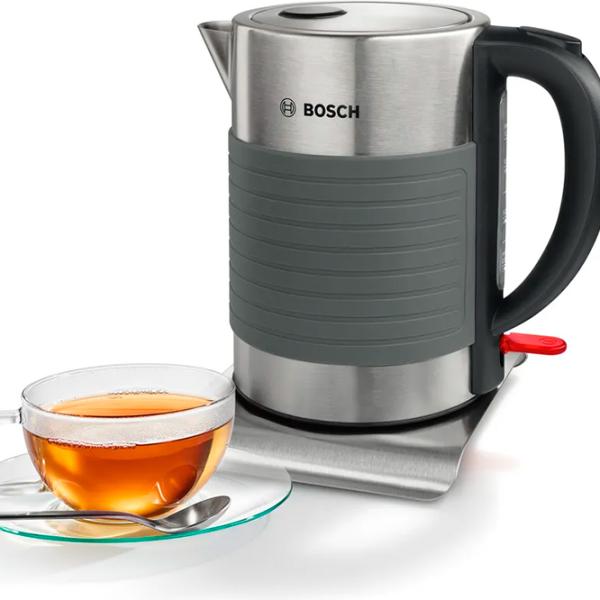 Электрочайник Bosch TWK7S05 1.7л / Скрытый / Серый photo 3