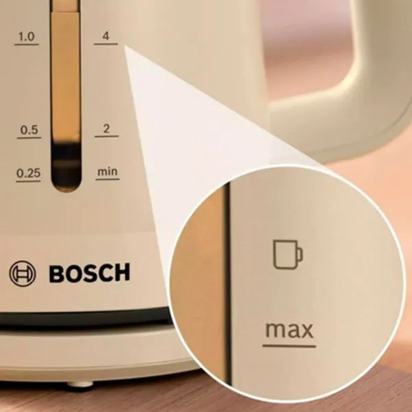 Ceainic electric Bosch TWK3M127 1.7l / Ascuns / Beige photo 5