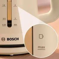 Электрочайник Bosch TWK3M127 1.7л / Скрытый / Бежевый photo 5