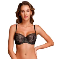 Sutien pentru femei Milavitsa 129000 90E/ Black/ Balconette