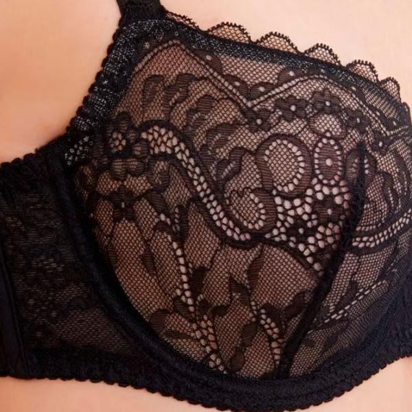 Sutien pentru femei Milavitsa 129000 75E/ Black/ Balconette photo 3