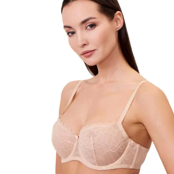 Sutien pentru femei Milavitsa 129000 75C/ Nude/ Balconette photo 1