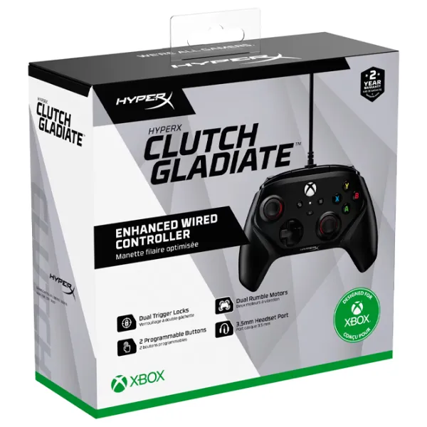 Геймпад HyperX Clutch Gladiate Проводная/ 15 buttons/ Black photo 6