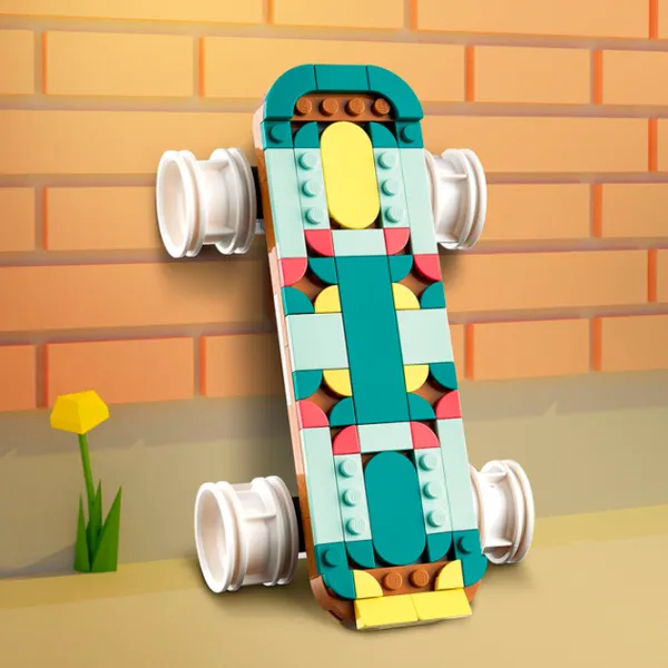 Constructor LEGO Retro Roller Skate Clasic/ Multicolor photo 8