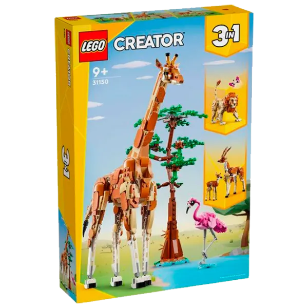 Constructor LEGO Wild Safari Animals Animale/ Multicolor photo 1