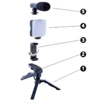 Set pentru Vlogging Canal Toys 033CL Black photo 2