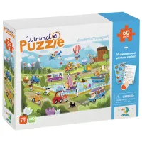 Puzzle 2D DoDo Wimel Puzzle Wonderful Transport 3+/ Numărul de piese: 60 photo 2