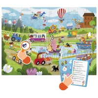 Puzzle 2D DoDo Wimel Puzzle Wonderful Transport 3+/ Numărul de piese: 60 photo 4