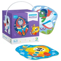 Set de puzzle-uri DoDo Transport 1.5+/ Numărul de piese: 18