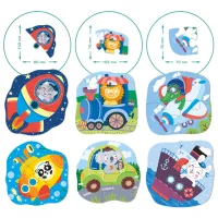 Set de puzzle-uri DoDo Transport 1.5+/ Numărul de piese: 18 photo 4
