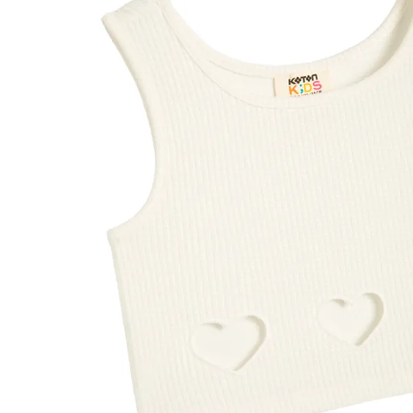 Майка для девочек Koton 4SKG30034AK Белый/ 6 - 7 лет photo 3 Майка для девочек Koton 4SKG30034AK Белый/ 6 - 7 лет photo 3