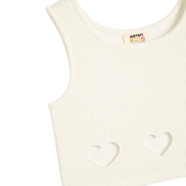 Майка для девочек Koton 4SKG30034AK Белый/ 6 - 7 лет photo 3 Майка для девочек Koton 4SKG30034AK Белый/ 6 - 7 лет photo 3