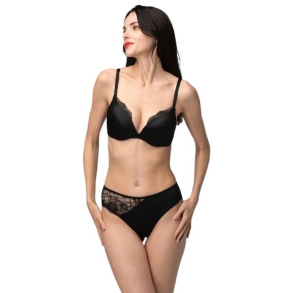 Set lengerie pentru femei Balaloum AP9433 75B/ Black photo 1