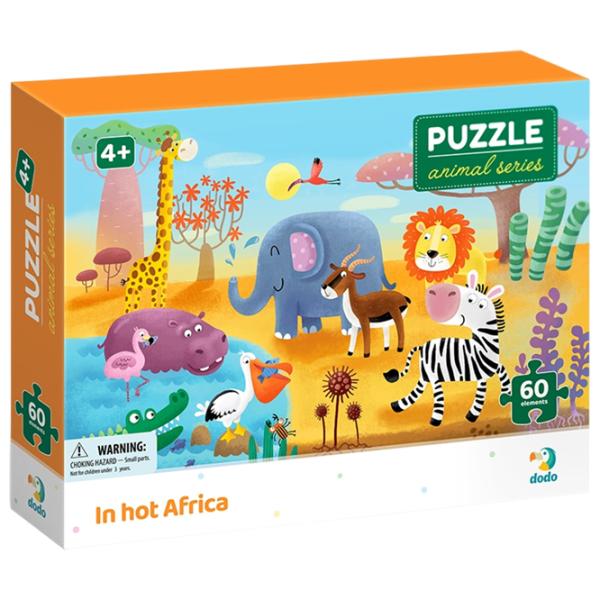 Puzzle 2D DoDo Africa 4+/ Numărul de piese: 60 photo 3 Puzzle 2D DoDo Africa 4+/ Numărul de piese: 60 photo 3