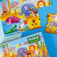 Puzzle 2D DoDo Africa 4+/ Numărul de piese: 60 photo 4
