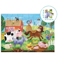 Puzzle 2D DoDo Aventuri în sat 4+/ Numărul de piese: 60 photo 4