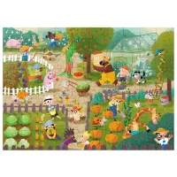 Puzzle 2D DoDo Wimmel Puzzle Vara în sat 3+/ Numărul de piese: 60 photo 2