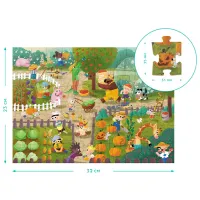 Puzzle 2D DoDo Wimmel Puzzle Vara în sat 3+/ Numărul de piese: 60 photo 5
