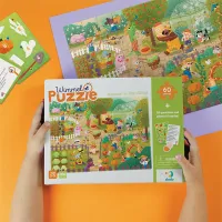 Puzzle 2D DoDo Wimmel Puzzle Vara în sat 3+/ Numărul de piese: 60 photo 6