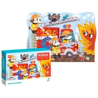 Puzzle 2D DoDo Eroii pompieri 3+/ Numărul de piese: 30