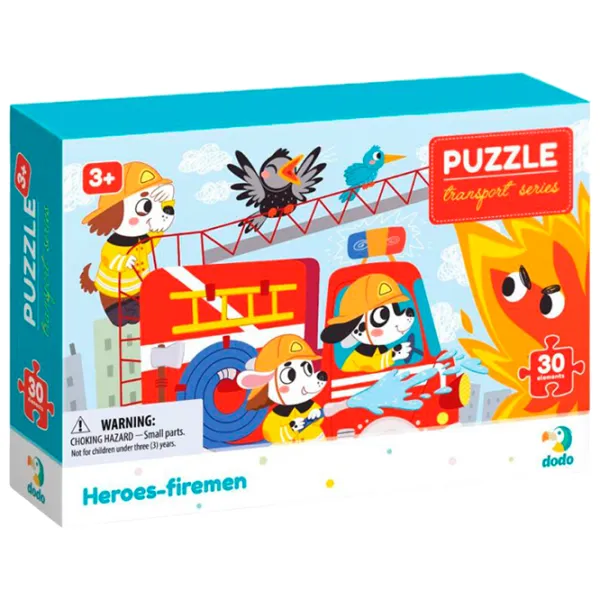 Puzzle 2D DoDo Eroii pompieri 3+/ Numărul de piese: 30 photo 3 Puzzle 2D DoDo Eroii pompieri 3+/ Numărul de piese: 30 photo 3