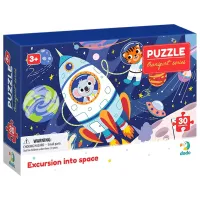 Puzzle 2D DoDo Călătorie în cosmos 3+/ Numărul de piese: 30 photo 3