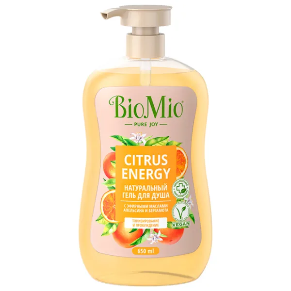 Gel de duș BioMio Citrus Energy Unisex photo 1 Gel de duș BioMio Citrus Energy Unisex photo 1