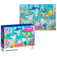 Puzzle 2D DoDo Lumea subacvatică 4+/ Numărul de piese: 60