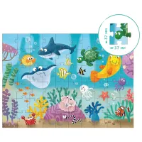 Puzzle 2D DoDo Lumea subacvatică 4+/ Numărul de piese: 60 photo 4