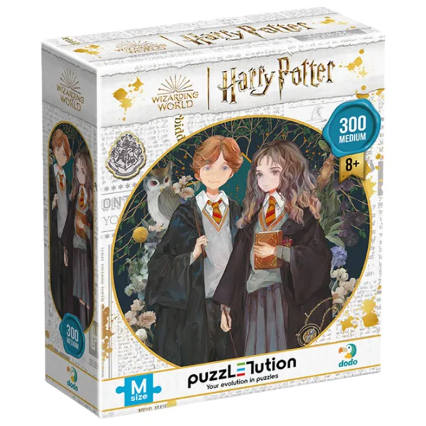 Puzzle 2D DoDo Hermione și Ronald 8+/ Numărul de piese: 300 photo 3 Puzzle 2D DoDo Hermione și Ronald 8+/ Numărul de piese: 300 photo 3